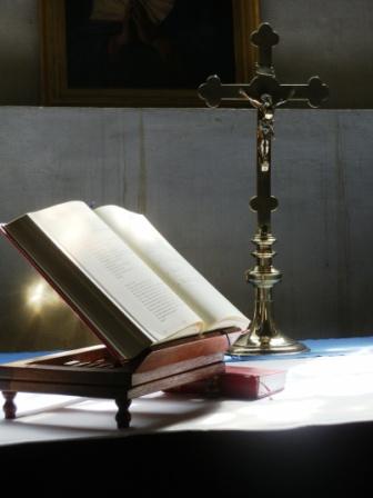 Cross and Book Lady Chapel